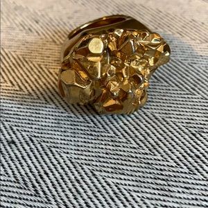 Michael Kors large Gold nugget ring
